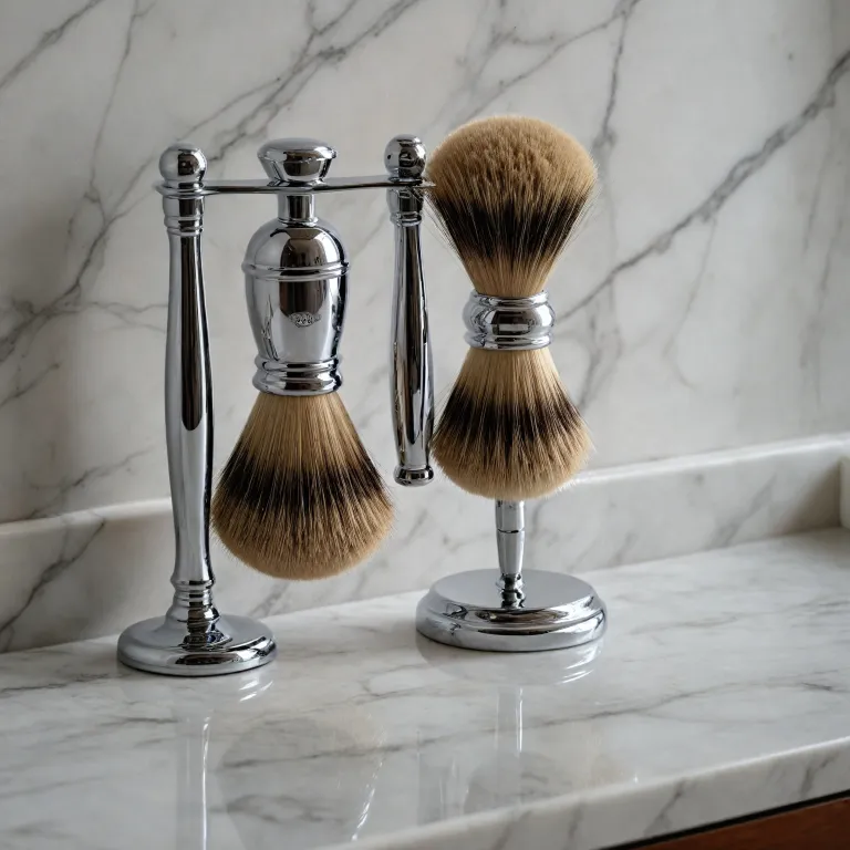 Enhance Your Shaving Routine with a Brush and Stand