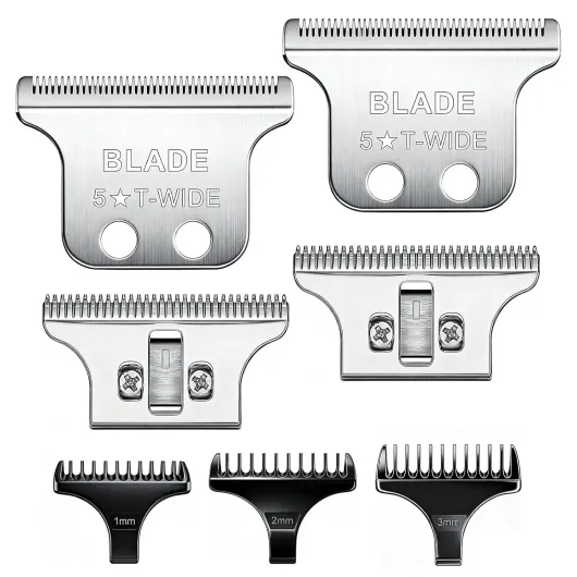 #2215 T Wide Adjustable Trimmer Blades for Wahl 5 Star Series Detailer (8081) and Cordless Detailer LI (8171) Hair Clippers Blades-Model 2215 #2215 Blades