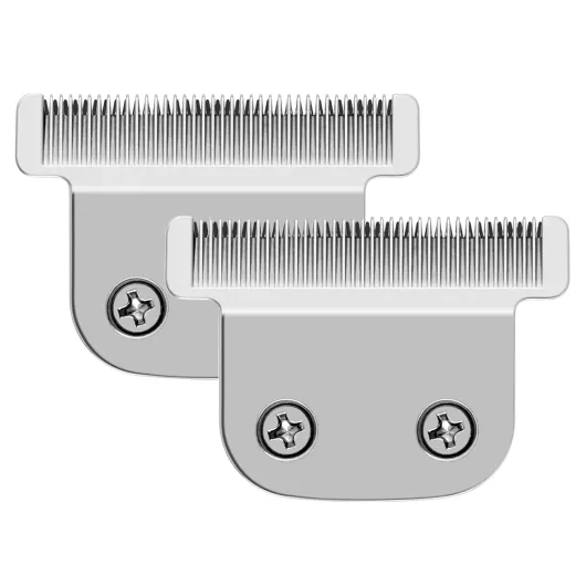 2 Pack 02144 Replacement Detachable T Blade Compatible with Wahl Trimmers 9864/9864SS/9686/9818A/9854L/9876L/9854 /WSS3L/SS2L etc - Japanese Stainless Steel 40mm Replacement Trimmer Blade #02144