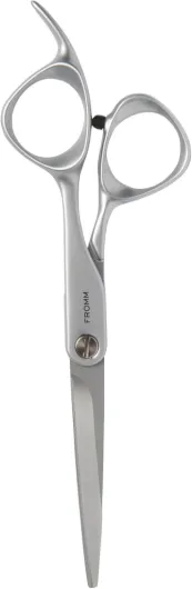 Transform 5.75" Extra Smooth Hair Cutting Shears for Wet and Dry Hair, Polished Silver Japanese Steel Scissors with Beveled Blade 5.75” Shear