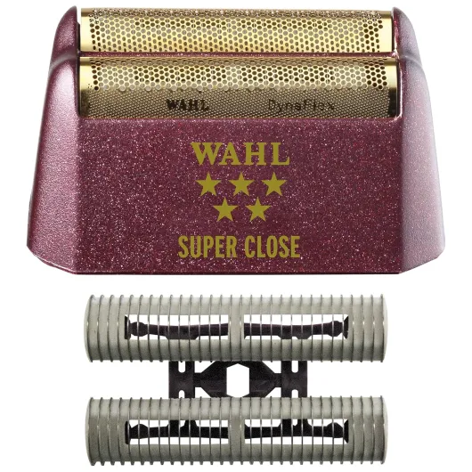 Wahl Professional 5 Star Series Shaver Shaper Replacement Foil & Cutter Bar Assembly, Super Close, Gold