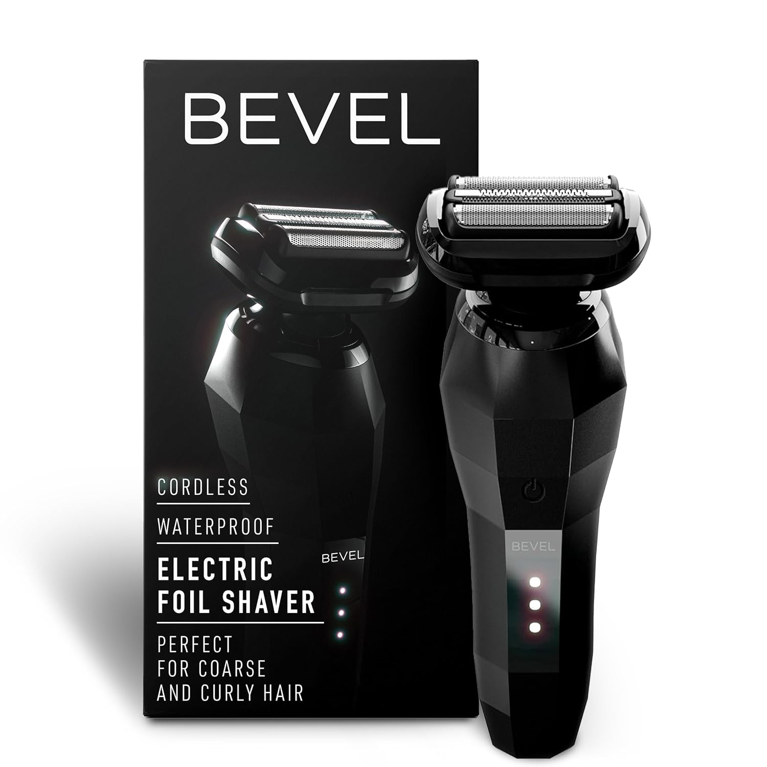 Electric Shaver for Men, Mens Foil Shavers for face, Wet & Dry Shave, Waterproof, Fast Charging, Cordless Rechargeable, Black
