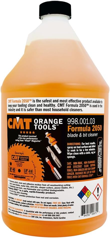 CMT CMT 998.001.03 Formula 2050 Blade & Bit Cleaner, 1 Gallon Plastic Jug