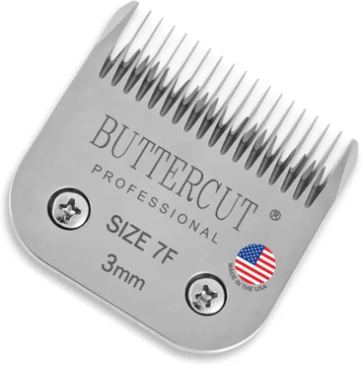 Geib Buttercut Stainless Steel Dog Clipper Blade, Size-7F, 1/8-Inch Cut Length # 7F = 1/8" Cut