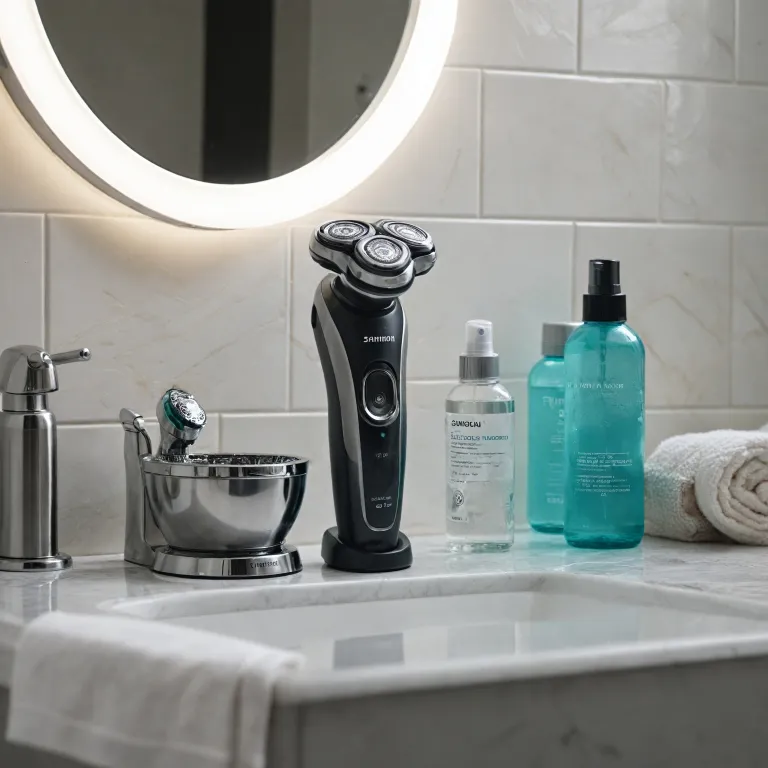 How to properly clean your electric shaver with blade wash