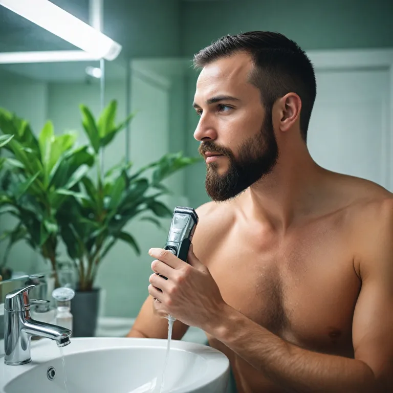 How to effectively shave your head and beard with an electric shaver