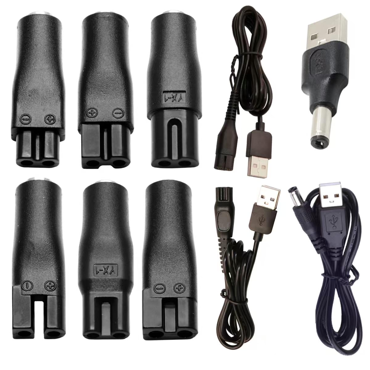 Power Cord 5V Replacement Charger USB adapter is suitable for a variety of electric hairdressers, shavers, purifiers, table lamps and others 5521 adapter hq8505 A00390 charging line
