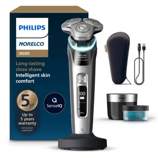 Philips Norelco Shaver i9000 Prestige Review: a premium rotary that’s great on skin but pricey