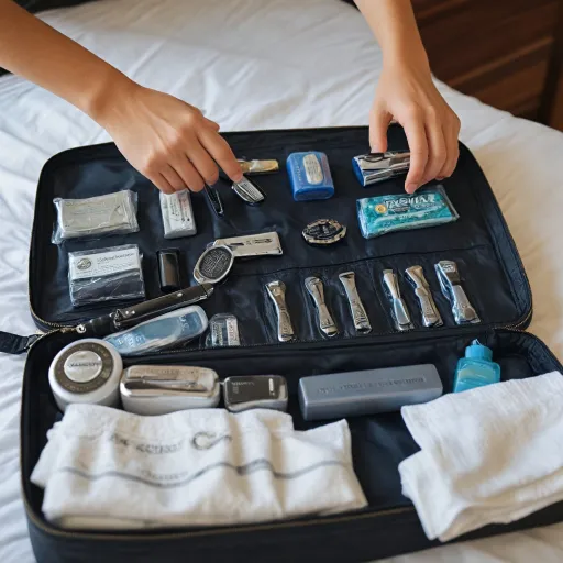 Can you pack shaving razors on a plane safely and without stress