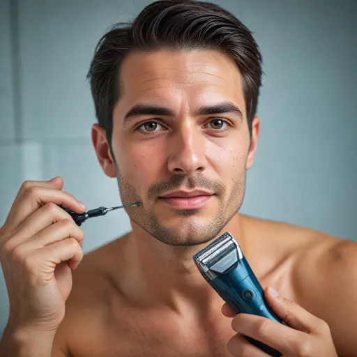 Shaving against the grain with an electric shaver for a closer, safer finish