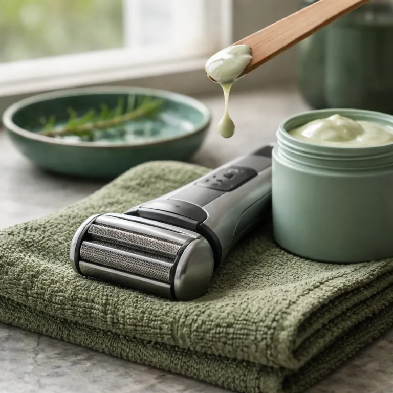 After balm aftershave care for electric shaver users