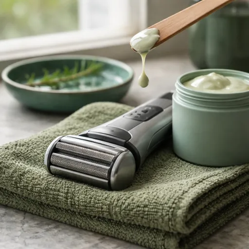After balm aftershave care for electric shaver users