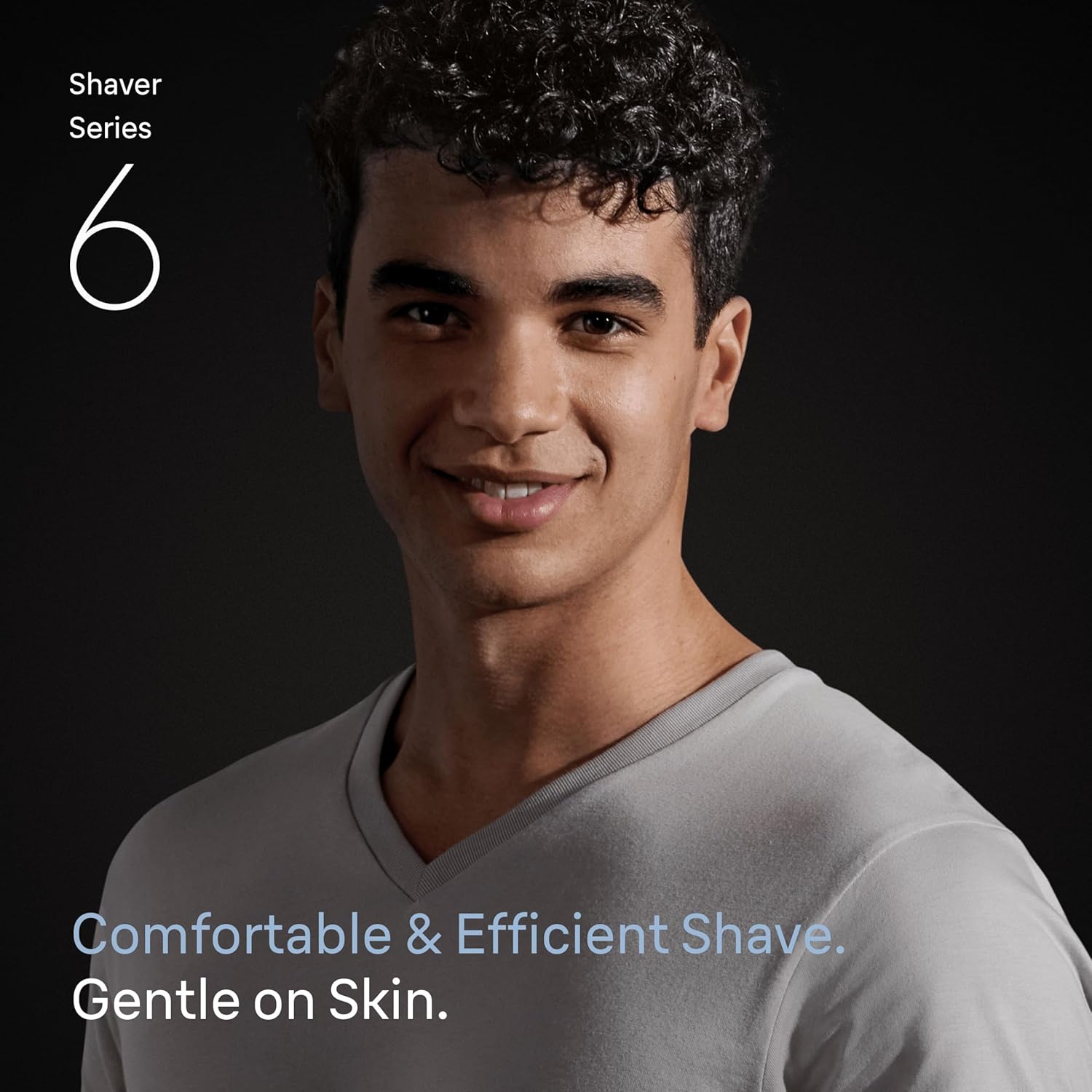 Series 6 Electric Shaver for Men, 62-G1200SI, Grey - Wet & Dry Razor, Precision Trimmer Attachment, Cordless, 100 Percent Waterproof, Up to 60 min Runtime