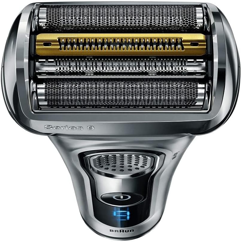 Series 9 Electric Shaver with Precision Trimmer and Clean & Charge Station, Wet & Dry, 100% Waterproof, UK 2 Pin Plug, 9290c, Silver Razor 9290cc