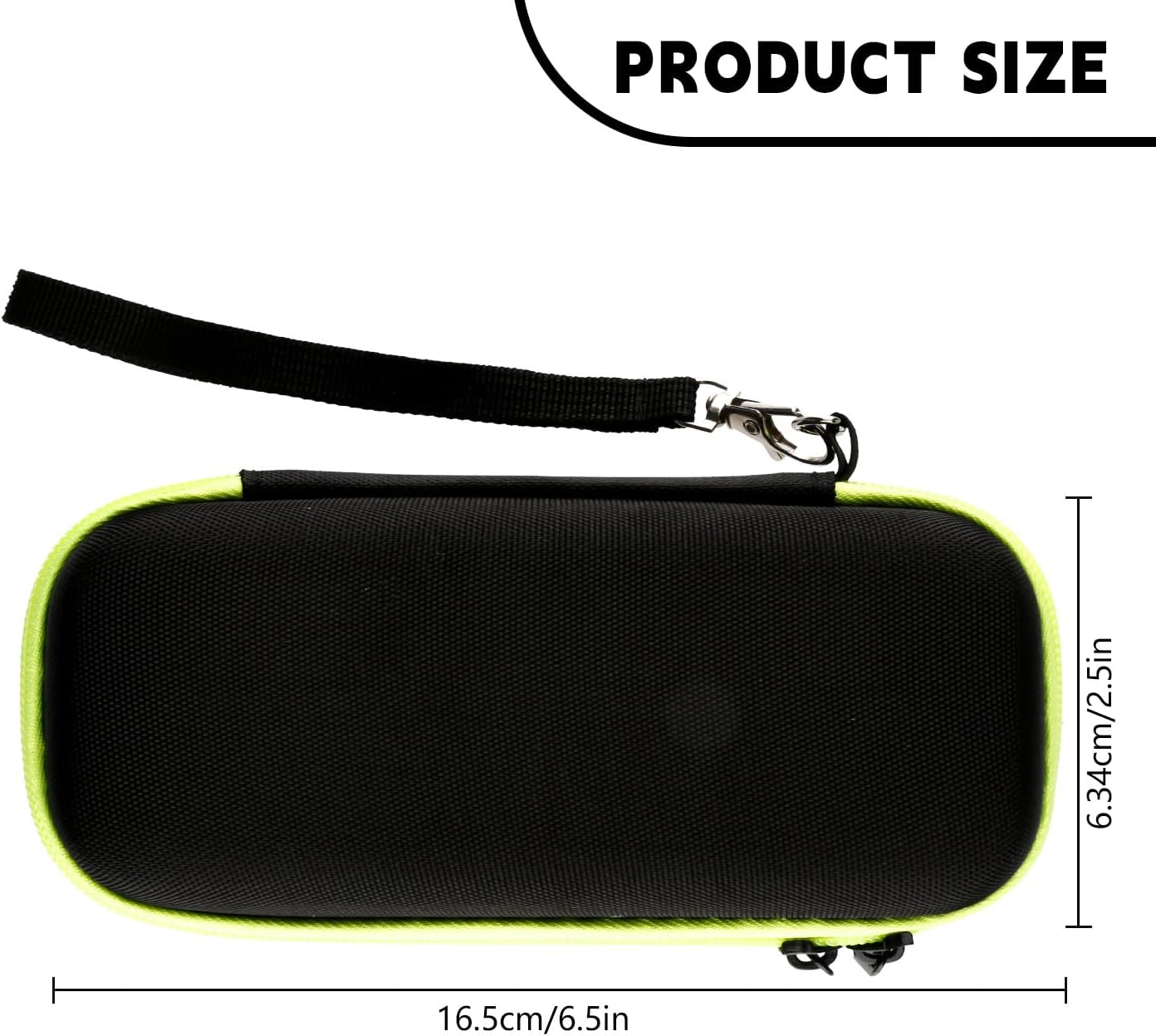 Waterproof Razor Travel Case,Hard EVA Shaver Storage Box,Compact Travel Shaver Bag,Compatible with Multiple Electric Razors and Trimmers