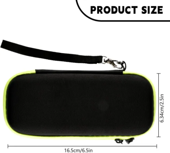 Waterproof Razor Travel Case,Hard EVA Shaver Storage Box,Compact Travel Shaver Bag,Compatible with Multiple Electric Razors and Trimmers